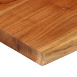 Dessus de table 60x60x3,8 cm carré bois massif d'acacia – Image 5