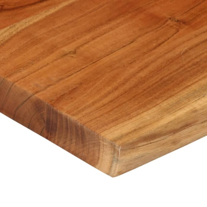 Dessus de table 60x60x3,8 cm carré bois massif d'acacia – Image 5