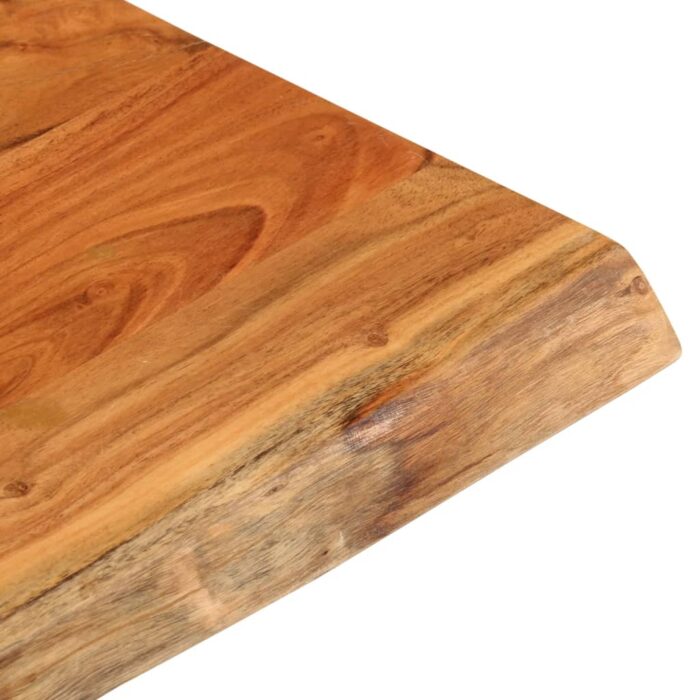 Dessus de table 60x60x3,8 cm carré bois massif d'acacia – Image 6