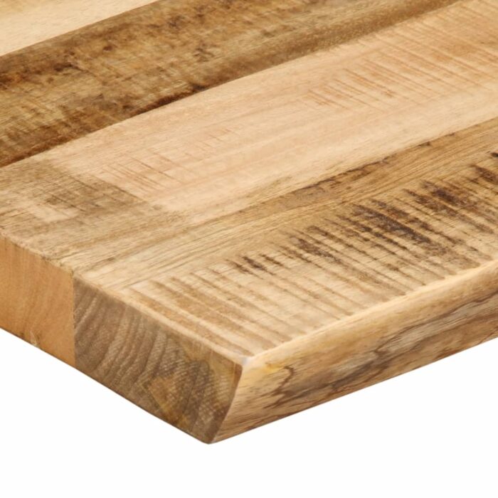 Dessus de table bord vivant 70x40x2,5 cm bois de manguier brut – Image 5