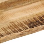 Dessus de table bord vivant 80x60x2,5 cm bois de manguier brut – Image 6