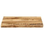 Dessus de table bord vivant 50x40x3,8 cm bois de manguier brut – Image 2
