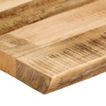 Dessus de table bord vivant 50x40x3,8 cm bois de manguier brut – Image 5