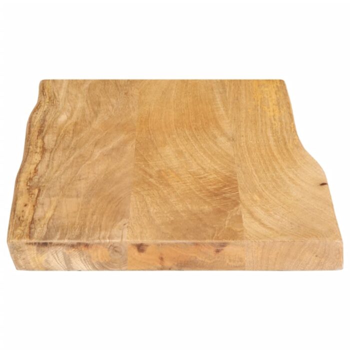 Dessus de table 70x40x2,5 cm bord vivant bois massif manguier – Image 3