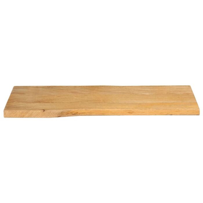 Dessus de table 90x40x2,5 cm bord vivant bois massif manguier – Image 2