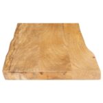 Dessus de table 90x40x2,5 cm bord vivant bois massif manguier – Image 3