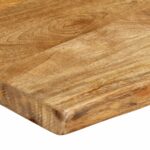 Dessus de table 100x40x2,5 cm bord vivant bois massif manguier – Image 5