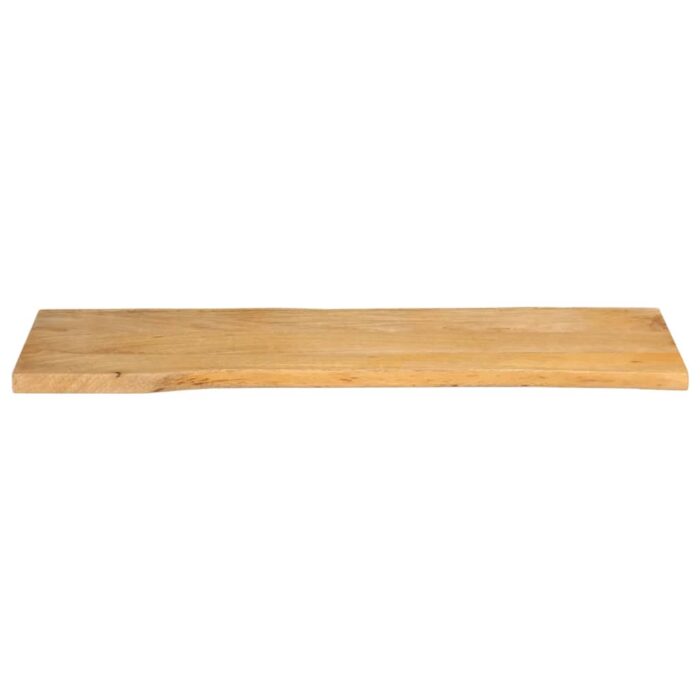 Dessus de table 110x40x2,5 cm bord vivant bois massif manguier – Image 2