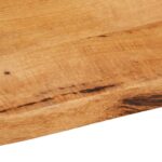 Dessus de table 70x60x2,5 cm bord vivant bois massif manguier – Image 6