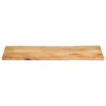 Dessus de table 140x60x3,8 cm bord vivant bois massif manguier – Image 2
