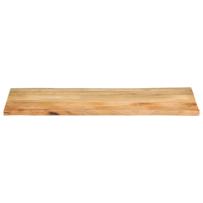 Dessus de table 140x60x3,8 cm bord vivant bois massif manguier – Image 2