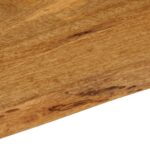 Dessus de table 80x60x2,5 cm bord vivant bois massif manguier – Image 6