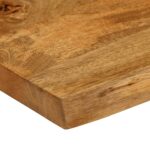 Dessus de table 100x60x2,5 cm bord vivant bois massif manguier – Image 5