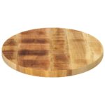 Dessus de table 100x40x2,5 cm ovale bois massif de manguier – Image 3