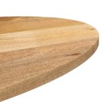 Dessus de table 140x50x3,8 cm ovale bois massif de manguier – Image 5