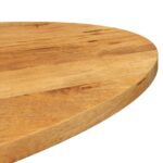 Dessus de table 140x50x3,8 cm ovale bois massif de manguier – Image 5