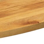 Dessus de table 140x50x3,8 cm ovale bois massif de manguier – Image 6