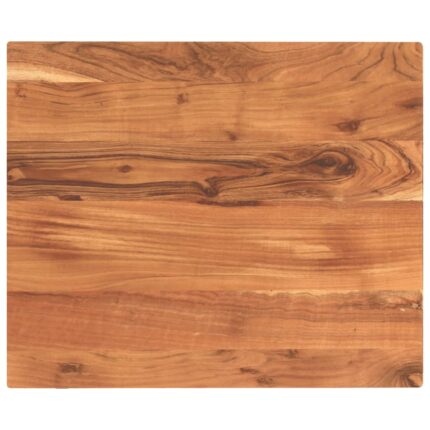 Dessus de table 60x50x3,8 cm rectangulaire bois massif d'acacia
