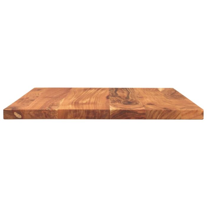 Dessus de table 60x50x3,8 cm rectangulaire bois massif d'acacia – Image 3