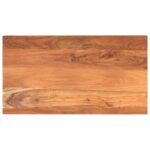 Dessus de table 100x50x3,8cm rectangulaire bois massif d'acacia