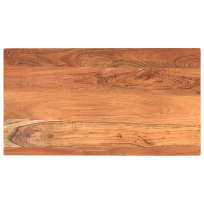 Dessus de table 100x50x3,8cm rectangulaire bois massif d'acacia – Image 1