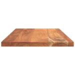 Dessus de table 100x50x3,8cm rectangulaire bois massif d'acacia – Image 3