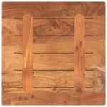Dessus de table 60x60x3,8 cm carré bois massif d'acacia – Image 4