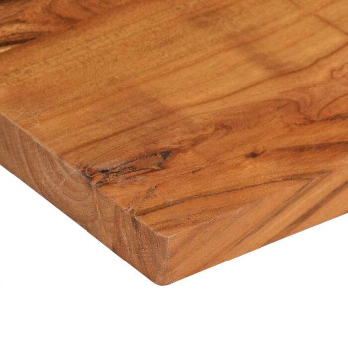 Dessus de table 60x60x3,8 cm carré bois massif d'acacia – Image 5