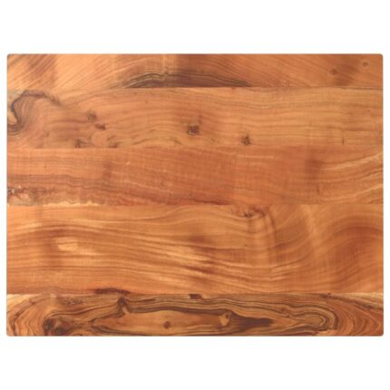 Dessus de table 70x60x3,8 cm rectangulaire bois massif d'acacia