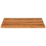 Dessus de table 70x70x3,8 cm carré bois massif d'acacia – Image 2
