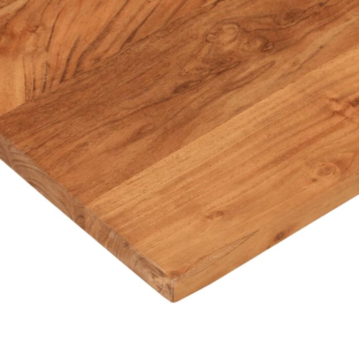 Dessus de table 70x70x3,8 cm carré bois massif d'acacia – Image 5