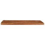Dessus de table 90x80x2,5 cm rectangulaire bois massif récupéré – Image 2
