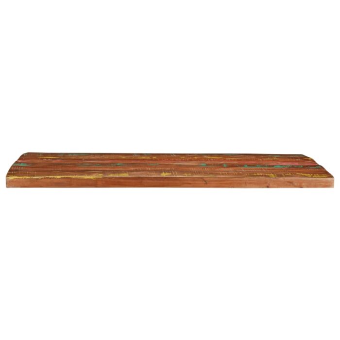 Dessus de table 90x80x2,5 cm rectangulaire bois massif récupéré – Image 2