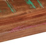 Dessus de table 90x80x2,5 cm rectangulaire bois massif récupéré – Image 6