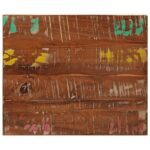Dessus de table 60x50x3,8 cm rectangulaire bois massif récupéré