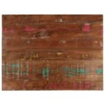 Dessus de table 80x50x3,8 cm rectangulaire bois massif récupéré