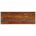 Dessus de table 140x50x3,8cm rectangulaire bois massif récupéré