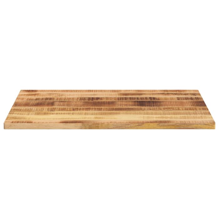 Dessus de table rectangulaire bois massif de manguier brut – Image 2