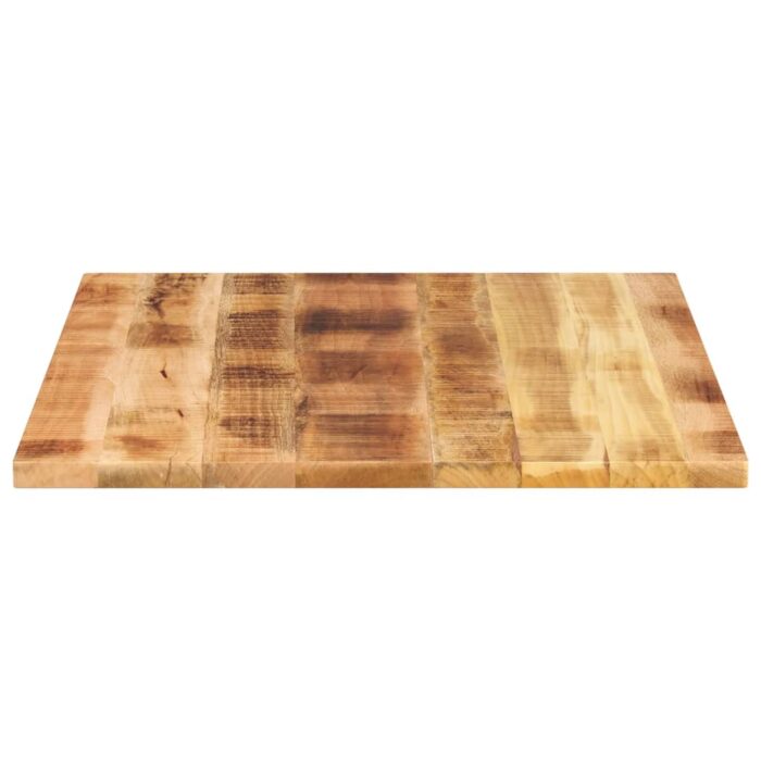 Dessus de table rectangulaire bois massif de manguier brut – Image 3