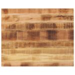 Dessus de table rectangulaire bois massif de manguier brut