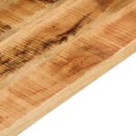 Dessus de table rectangulaire bois massif de manguier brut – Image 6