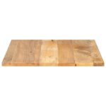 Dessus de table 70x70x2,5 cm carré bois massif manguier – Image 3