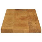 Dessus de table 80x20x3,8 cm rectangulaire bois massif manguier – Image 3