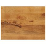 Dessus de table 70x60x3,8 cm rectangulaire bois massif manguier