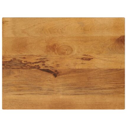 Dessus de table 80x60x3,8 cm rectangulaire bois massif manguier