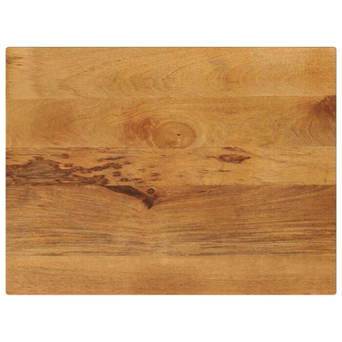 Dessus de table 80x60x3,8 cm rectangulaire bois massif manguier – Image 1