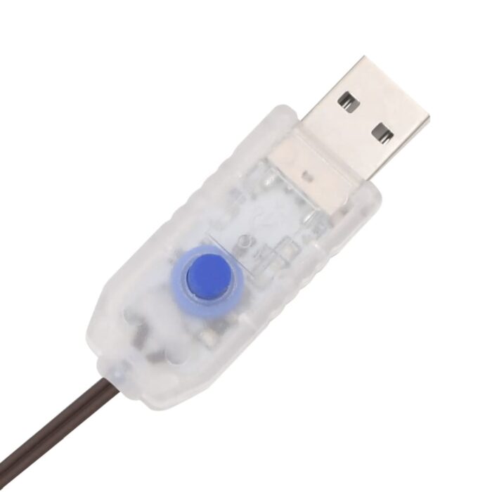 Décorations de Noël 2 pcs rennes 80 LED blanc chaud rotin – Image 5