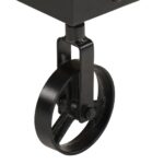 Table basse avec roulettes bois de manguier massif 100x55x26 cm – Image 5