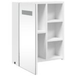 Armoire de salle de bain à miroir avec LED blanc 45x13x52 cm – Image 3