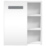 Armoire de salle de bain à miroir avec LED blanc 45x13x52 cm – Image 4